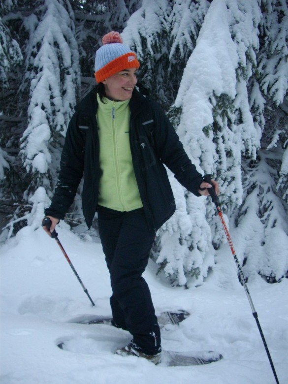 Kurz chůze na sněžnicích v Kořenově leden 2015